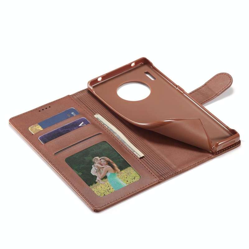 For Honor 50 Lite LC.IMEEKE Calf Texture Flip Leather Phone Case(Brown)