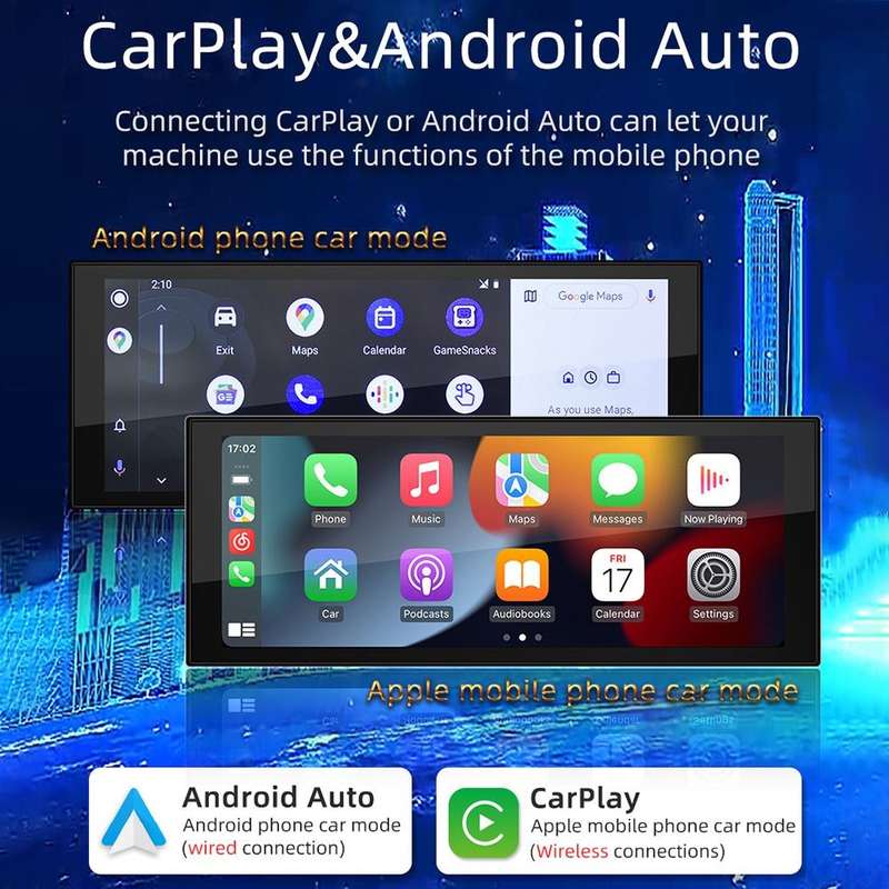 SWM 686 6.86 inch Android 12 Car Navigation Machine Radio Receiver Support Mobile Phone Interconn...