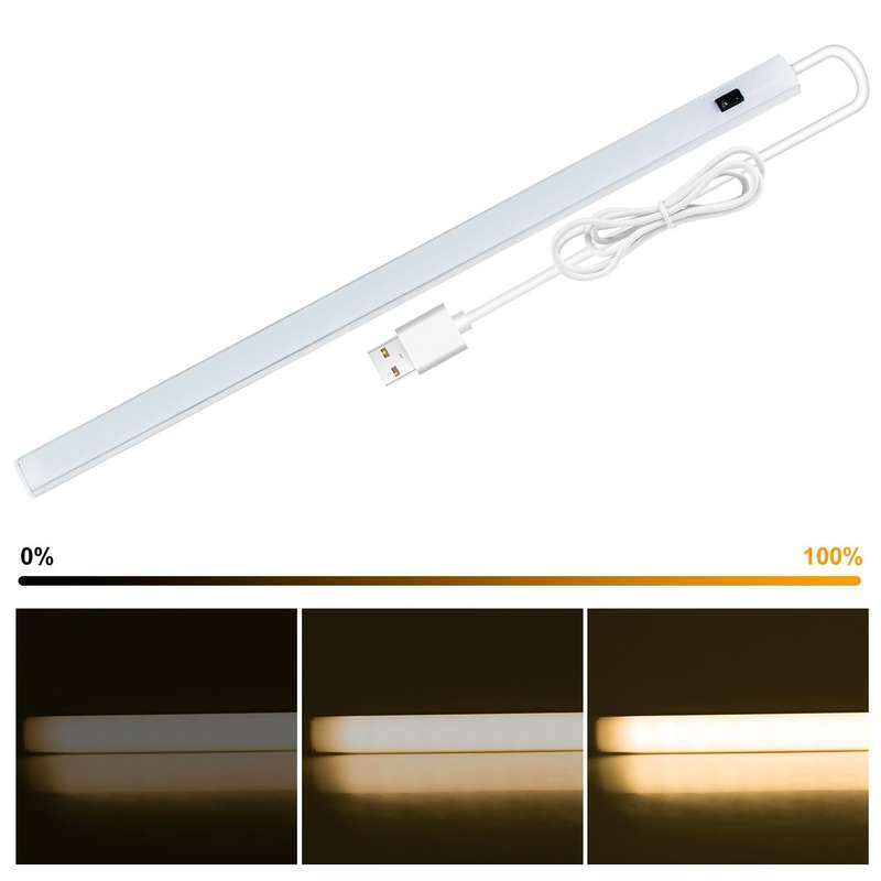 30cm LED Induction Cabinet Lamp USB Smart Sensing Light Strip(Warm White)