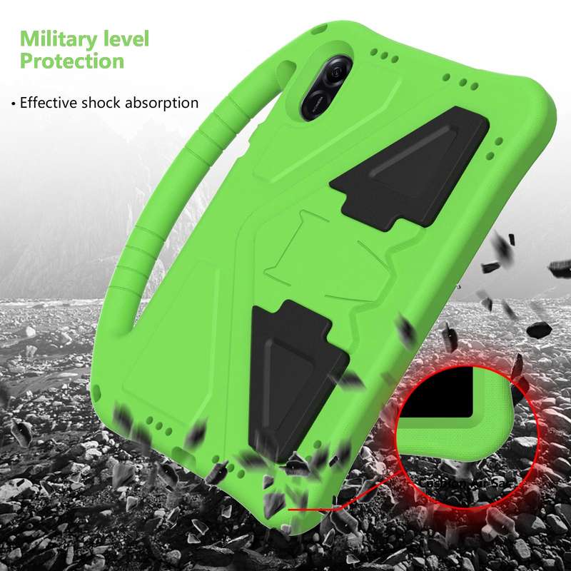 For Honor Pad X9 EVA Shockproof Tablet Case with Holder(Green)