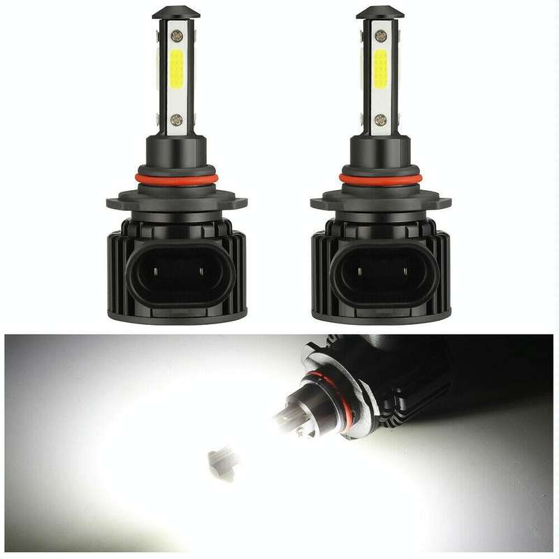 F8 9005 2 PCS 22W 3000LM 6000K Four Side DOB LED Headlight Fog Light Bulbs High Beam Conversion K...