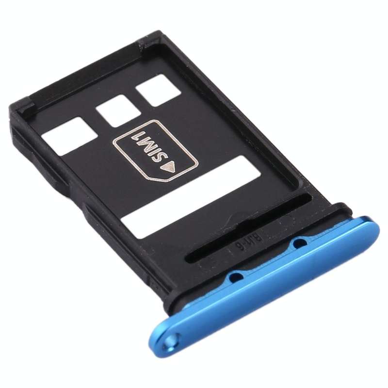 SIM Card Tray + NM Card Tray for Huawei P40 (Blue)