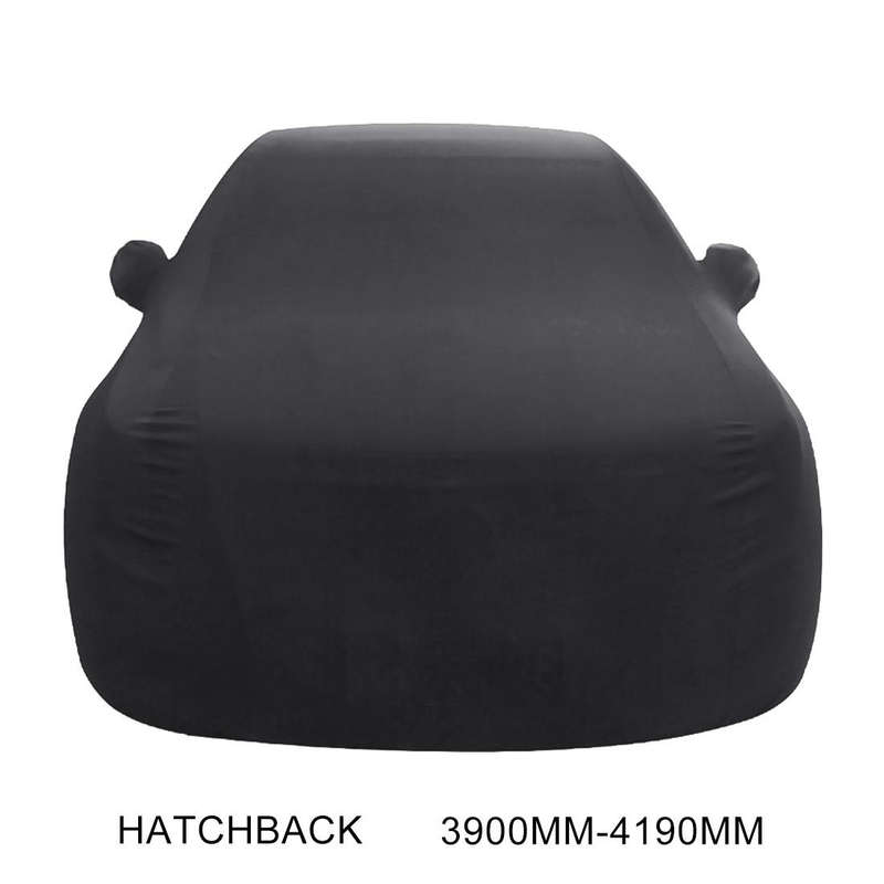 Anti-Dust Anti-UV Heat-insulating Elastic Force Cotton Car Cover for Hatchback Car, Size: 3.9m~4....