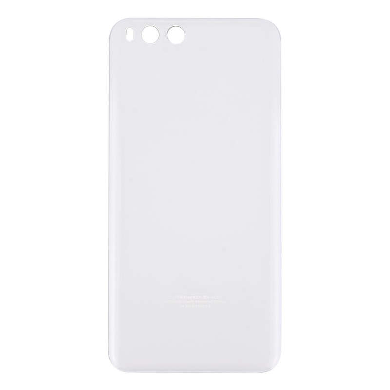 For Xiaomi Mi 6 Glass Battery Back Cover(White)