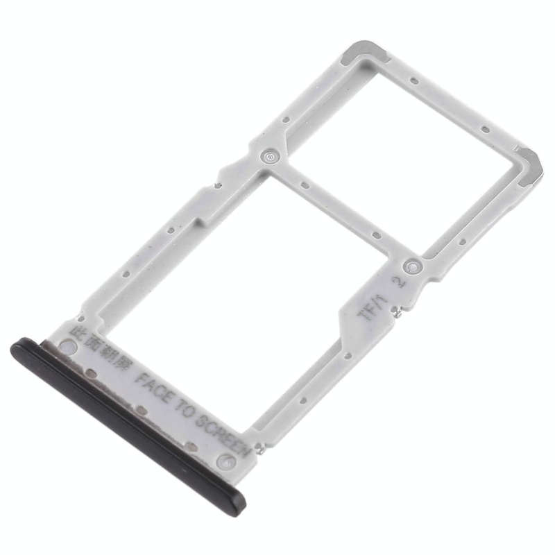 SIM Card Tray + SIM Card Tray / Micro SD Card Tray for Xiaomi Redmi Note 6 Pro (Black)