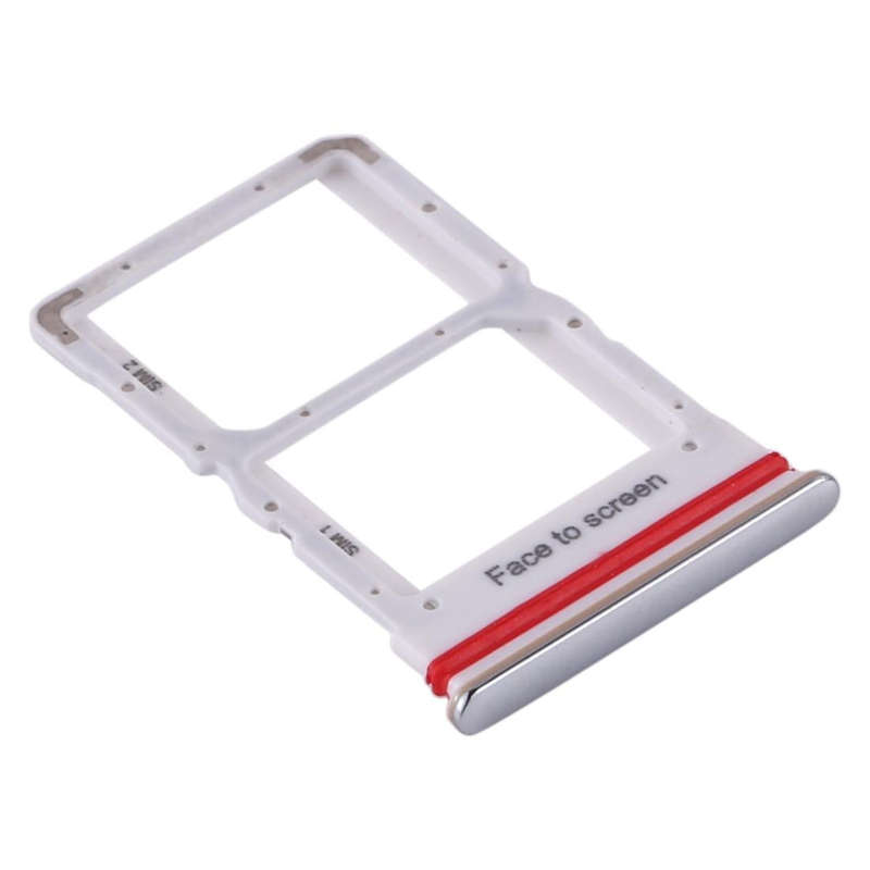 SIM Card Tray + SIM Card Tray for Xiaomi Mi 10 Lite 5G (Silver)