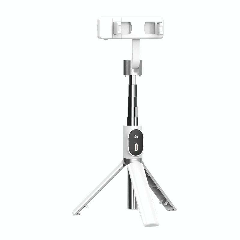 P60D Fill Light Bluetooth Mobile Phone Selfie Stick(White)