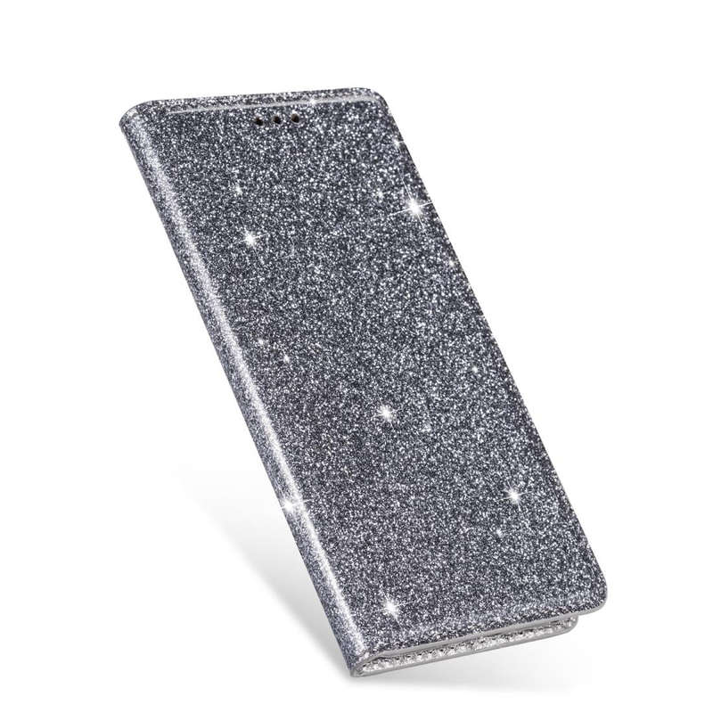 For Samsung Galaxy Note 10 Plus Ultrathin Glitter Magnetic Horizontal Flip Leather Case with Hold...