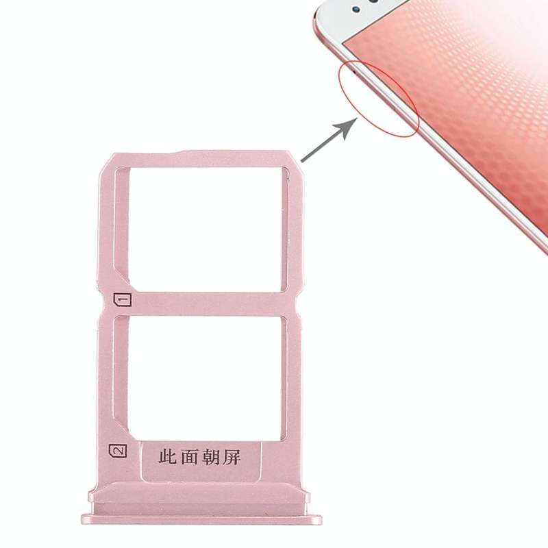 For Vivo X9s Plus 2 x SIM Card Tray (Rose Gold)