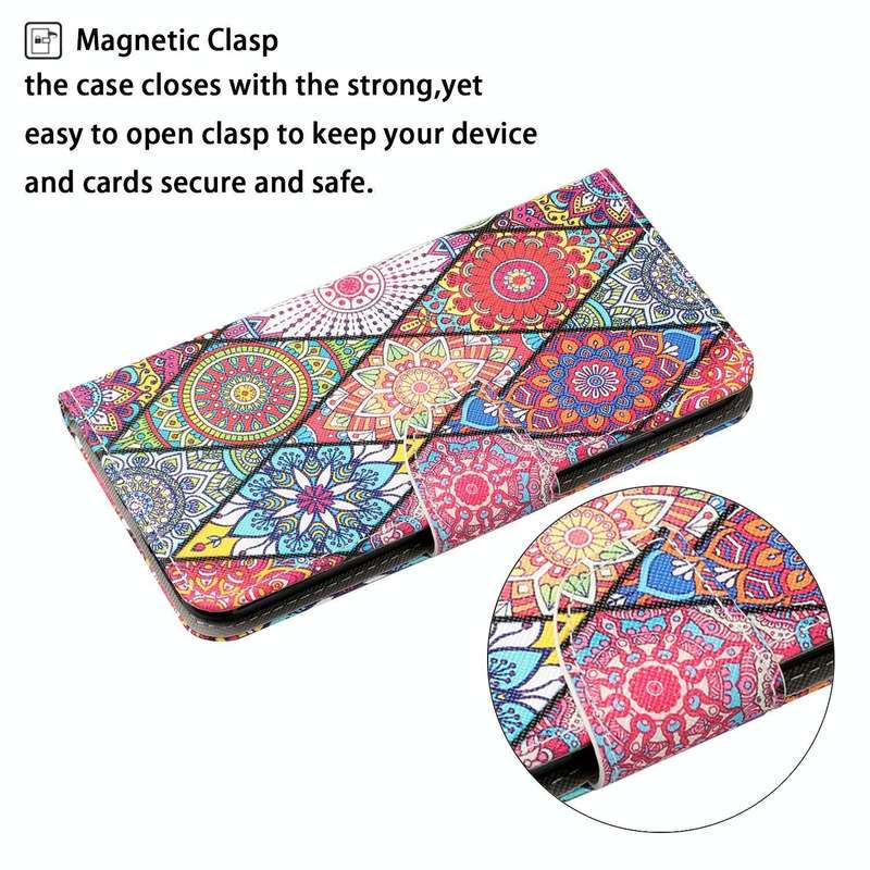 For iPhone SE (2020)/ 7 /8 Painted Pattern Horizontal Flip Leathe Case(Diamond)