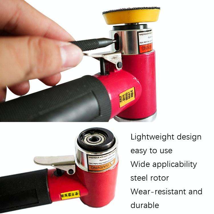 Pneumatic Polishing Machine Sandpaper Machine Car Waxing Machine(Black With 2 inch 3 inch Pallet)