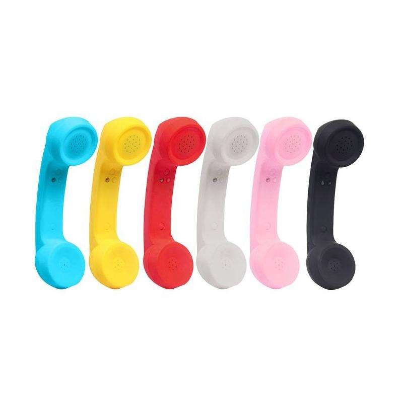 Bluetooth Wireless Connection Retro Microphone External Mobile Phone Handset(Black)
