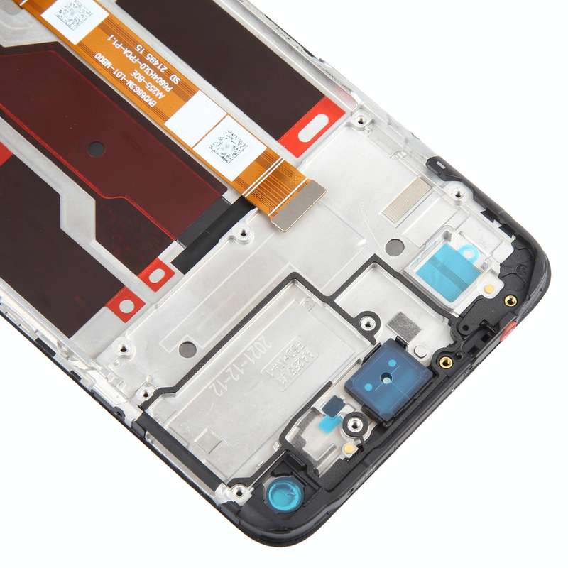 For OPPO A76 4G OEM LCD Screen Digitizer Full Assembly with Frame