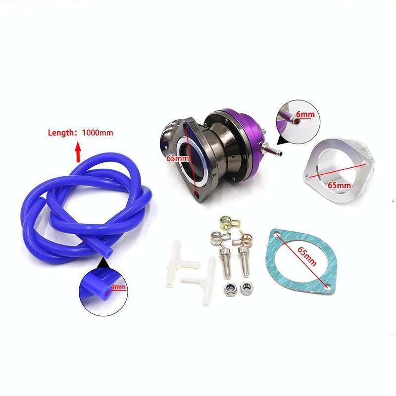 Universal Car Modification Turbocharged Relief Valve Turbocharger(Black)