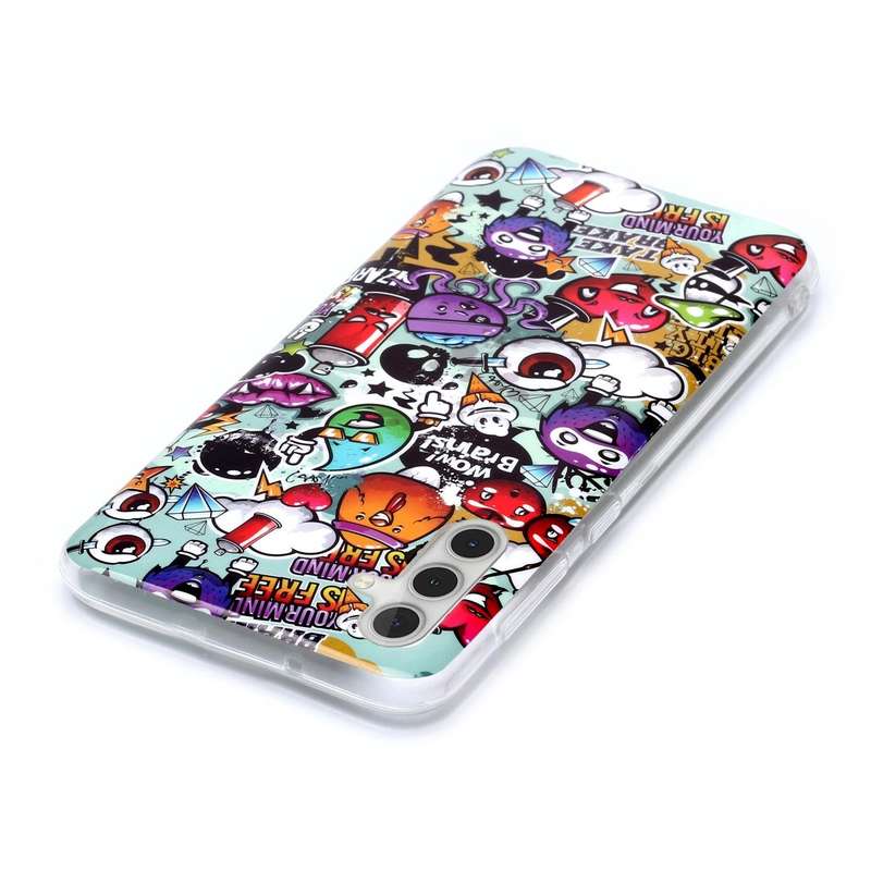 For Samsung Galaxy A13 5G Luminous TPU Protective Phone Case(Graffiti)