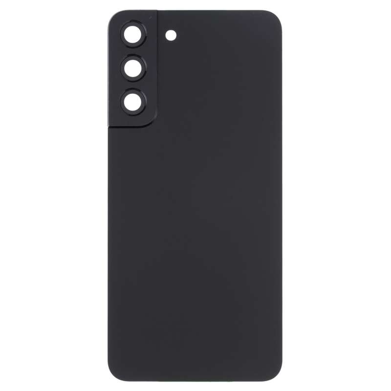 For Samsung Galaxy S22+ 5G SM-S906B Battery Back Cover with Camera Lens Cover (Black)