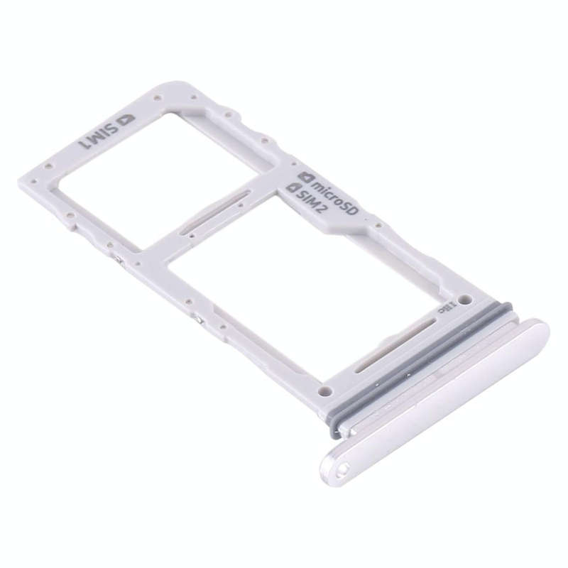 For Samsung Galaxy Note10+ SIM Card Tray + SIM Card Tray / Micro SD Card Tray (White)