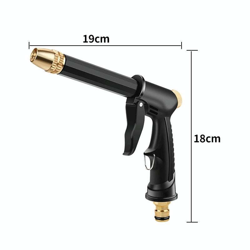 High Pressure Car Wash Hose Telescopic Watering Sprinkler, Style: H2+3 Connector+10m Tube+Foam Pot