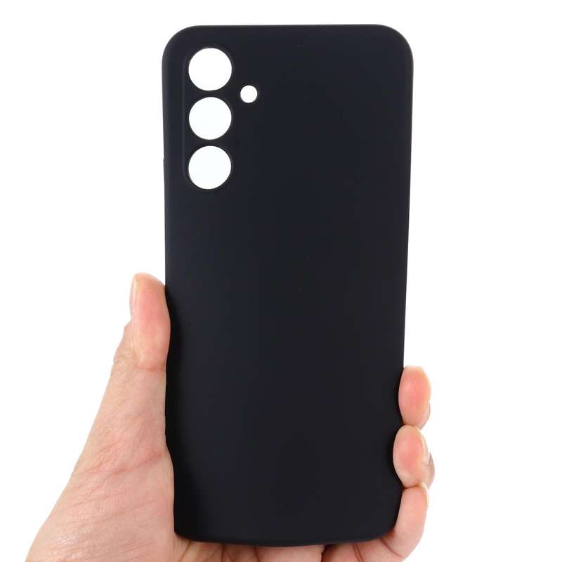 For Samsung Galaxy A54 5G Color Liquid Silicone Phone Case(Black)