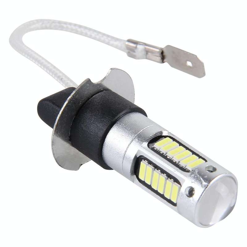 2 PCS H3 5W 30 SMD-4014 LEDs Car Fog Light, DC 12V(White Light)