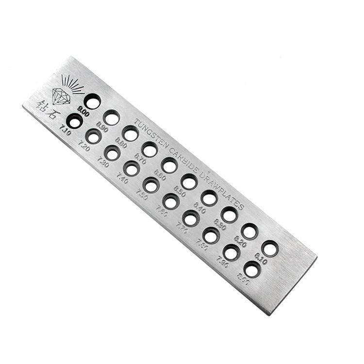 2 Rows 20 Holes 7.10-9.00mm Round Drawing Board Gold And Silver Drawing Board Semi-Circular Drawi...