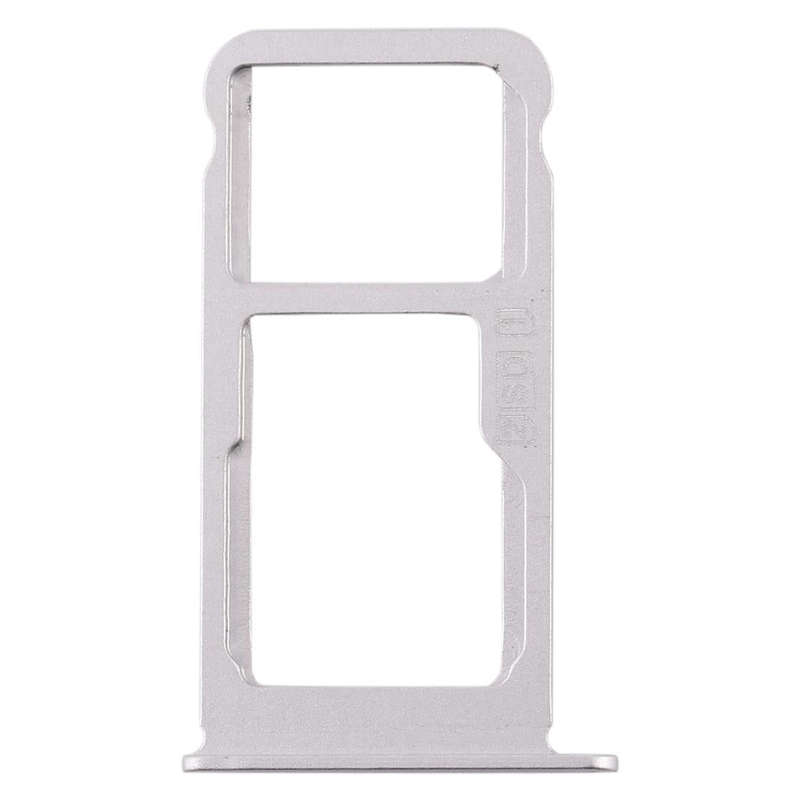 SIM Card Tray + SIM Card Tray / Micro SD Card Tray for Nokia X6 (2018) / TA-1099 / 6.1 Plus (White)