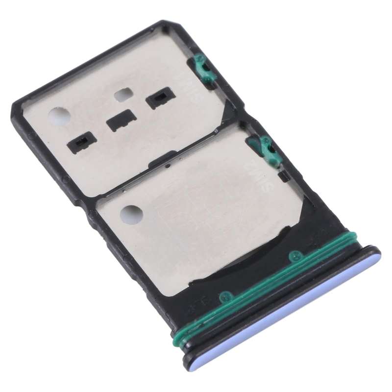 For OPPO Reno7 5G China / Reno7 5G SIM Card Tray + SIM Card Tray + Micro SD Card Tray (Blue)