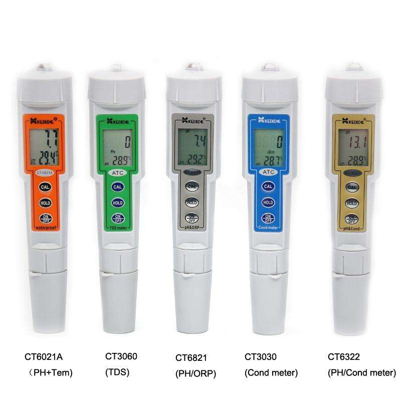 Kedida CT8023 PH + ORP + Temp Meter Portable LCD Digital Water Testing Measurement Pen