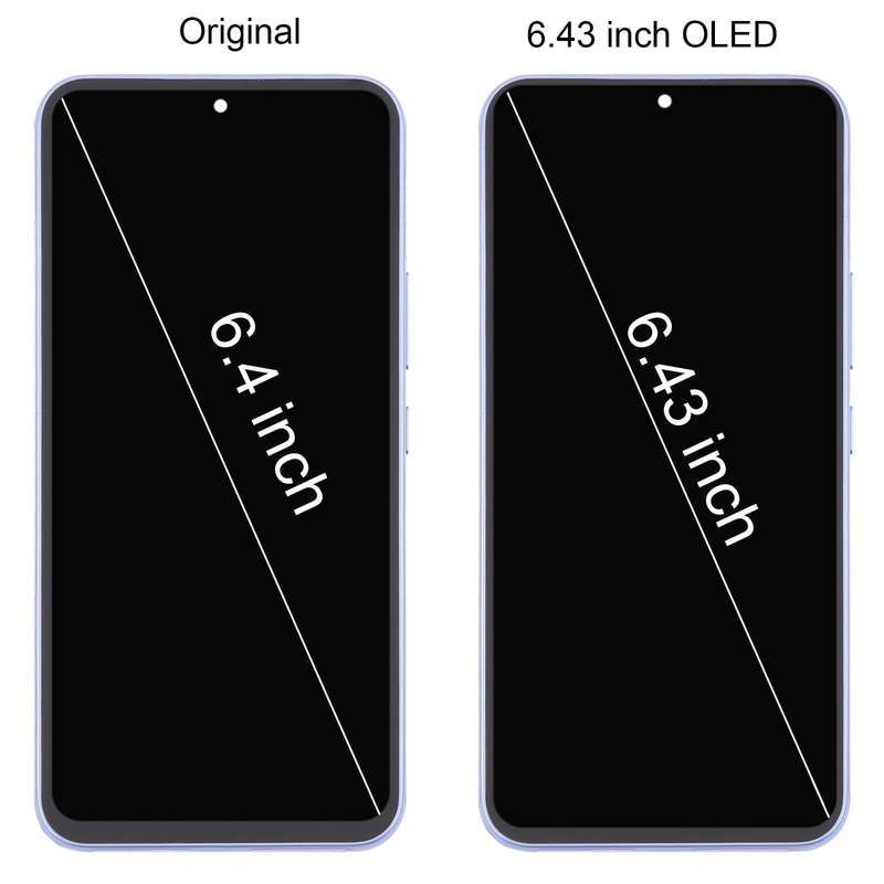 For Samsung Galaxy A54 5G SM-A546 6.43 inch OLED LCD Screen Digitizer Full Assembly with Frame (G...