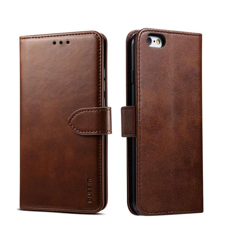 For iPhone 6 Plus GUSSIM Magnetic Horizontal Flip Leather Case with Holder & Card Slots & & Walle...