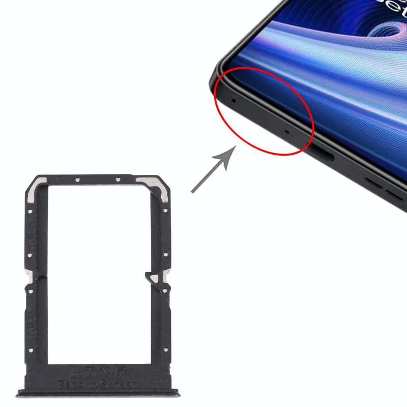 For OnePlus Ace Racing SIM Card Tray + SIM Card Tray (Silver)