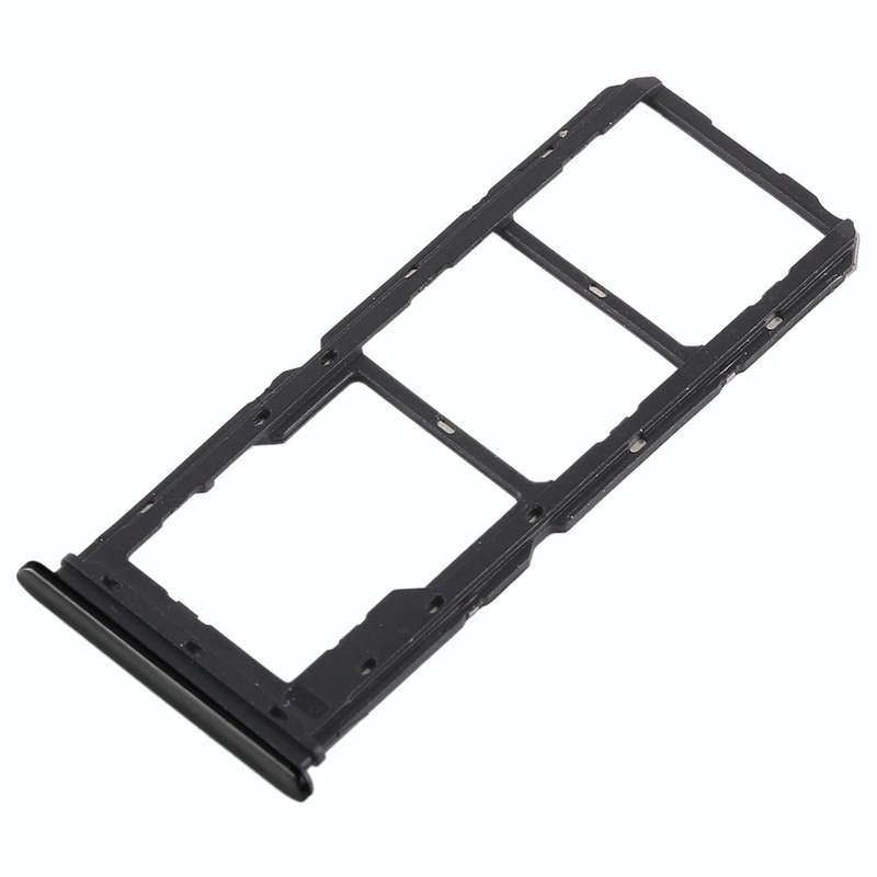 For Vivo Y97 2 x SIM Card Tray + Micro SD Card Tray (Black)