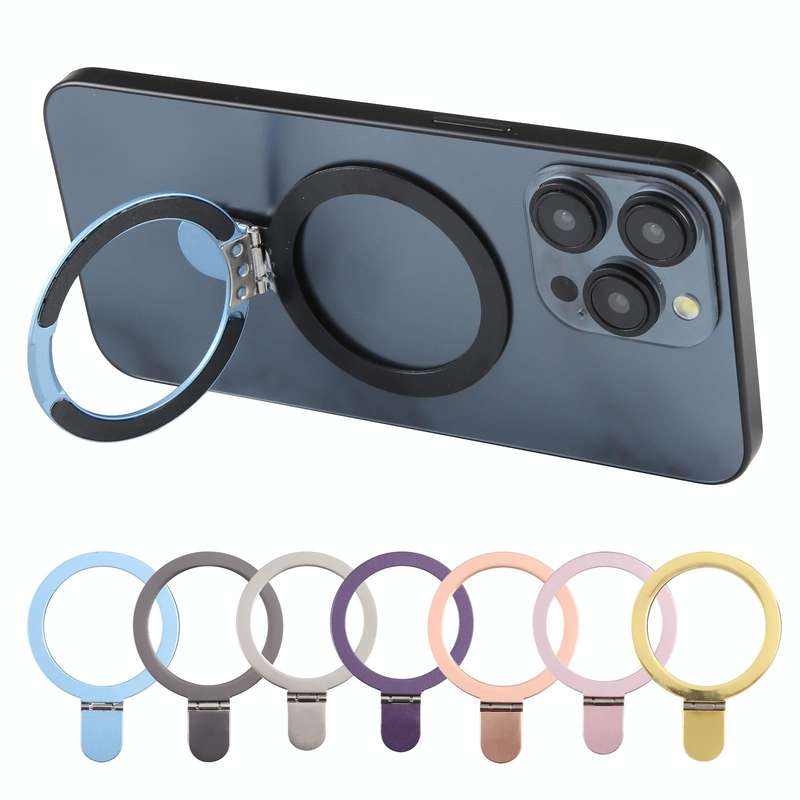 MagSafe Magnetic Fulcrum Support Phone Ring Holder(Purple)