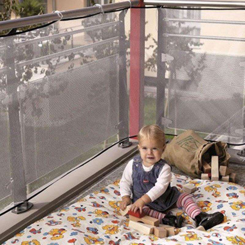 3m Thickening Safety Cope Braided Balcony Stair Safety Net for Child(White)
