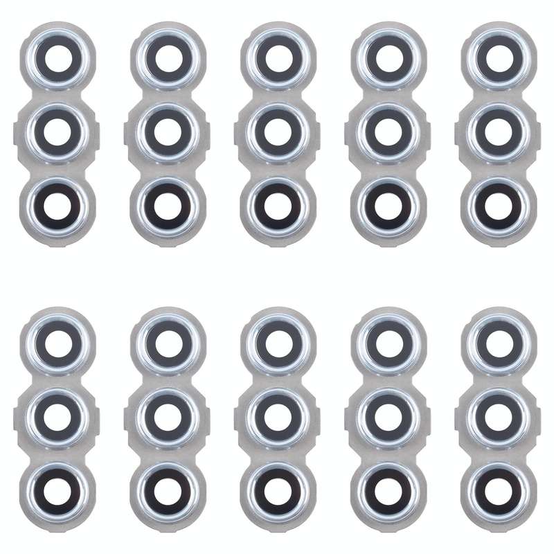 For Samsung Galaxy C55 SM-C556 10pcs Original Rear Camera Lens Cover(Silver)