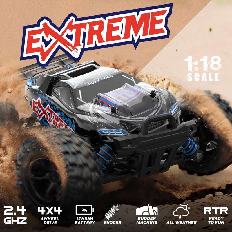 9302E 1:18 Full Scale Remote Control 4WD High Speed Car(Yellow)