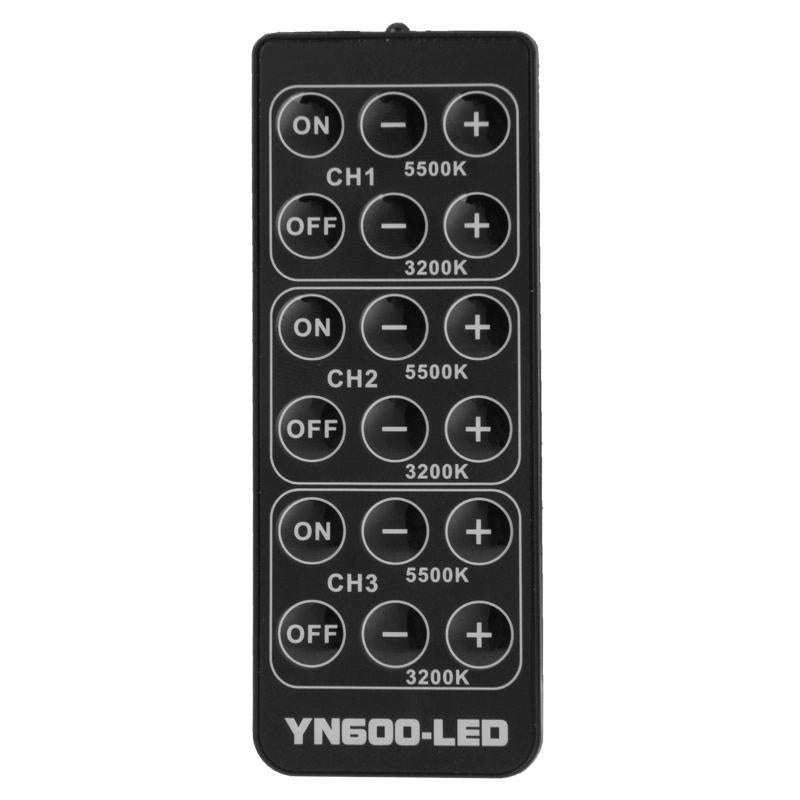 YONGNUO YN600L 600 LED 5500K Color Temperature Adjustable LED Video Light for Canon / Nikon / Son...