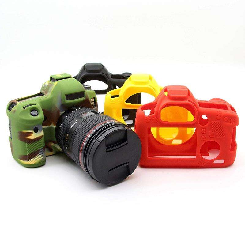 PULUZ Soft Silicone Protective Case for Canon EOS 6D(Red)