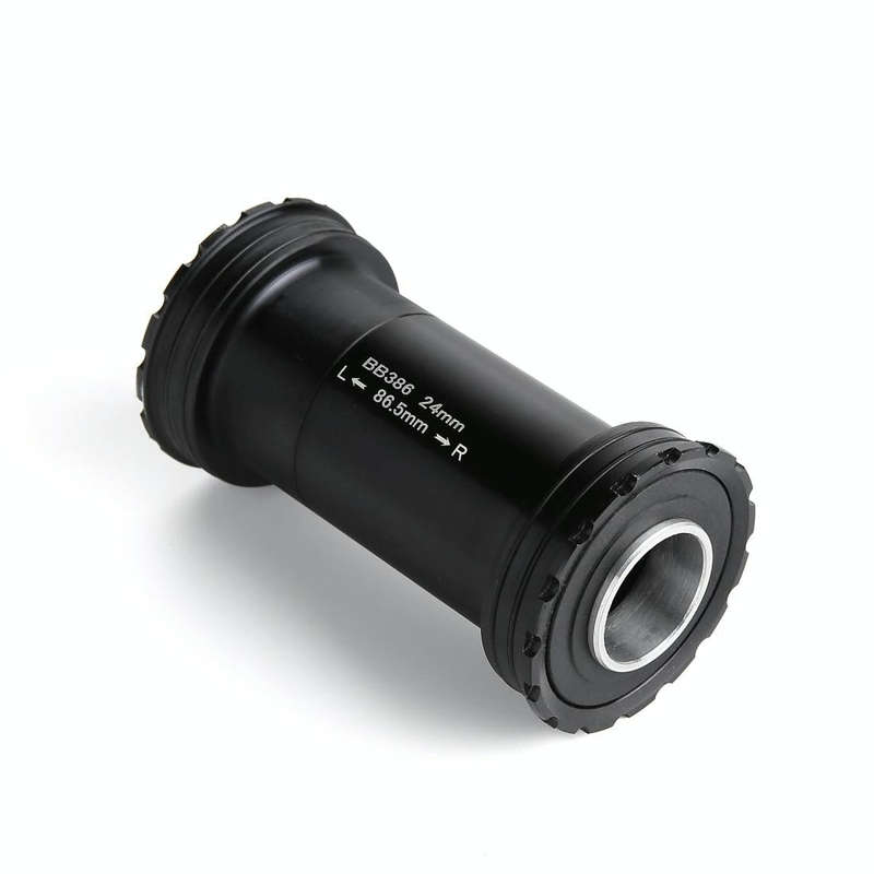 BB386 Press Fit Style EVO Bottom Bracket Fits 86.5mm for SHIMANO / SRAM / FSA Mountain Bike (Black)