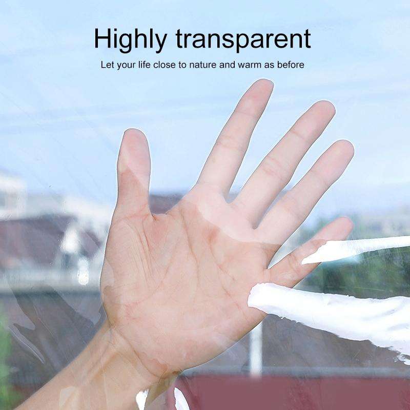 Window Windproof Warm Film Indoor Air Leakage Soundproof Double-Layer Insulation, Specification: ...