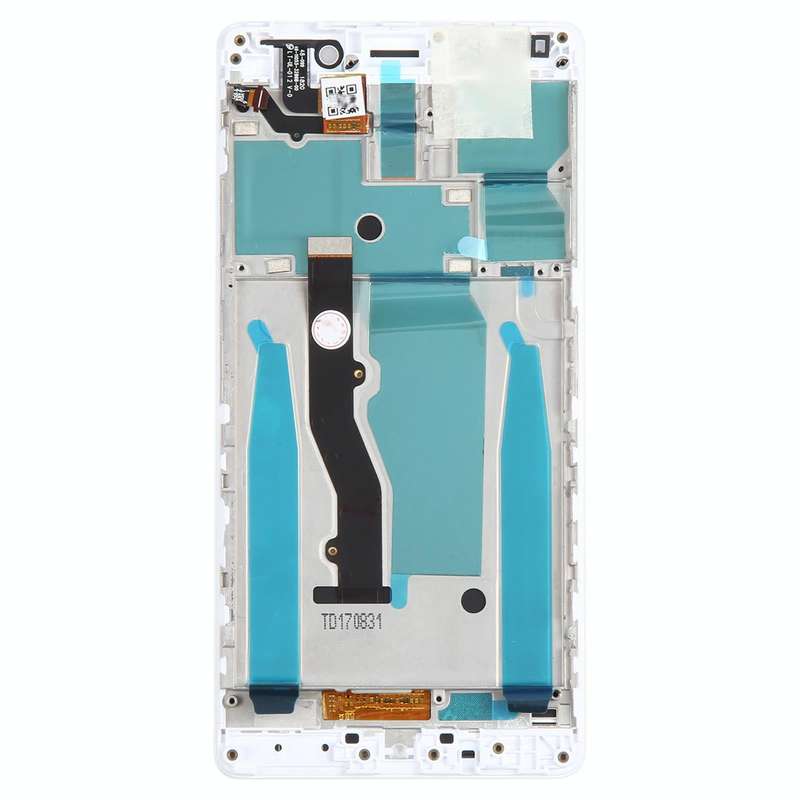 OEM LCD Screen for Lenovo K8 Note XT1902-3 Digitizer Full Assembly with Frame (White)