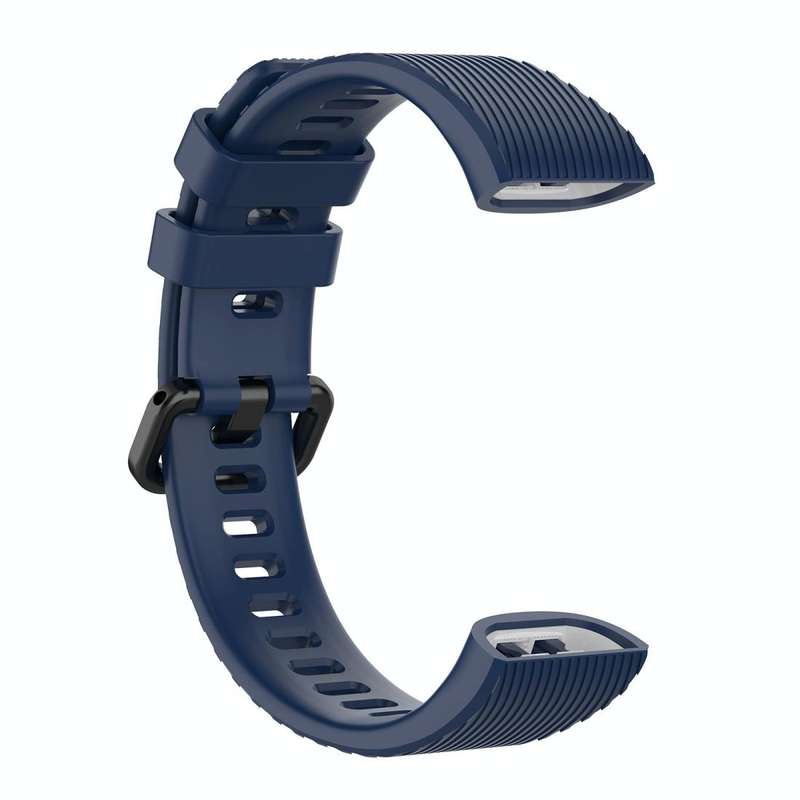 For Huawei Band 3 & 4 Pro Silicone Watch Band(Navy Blue)