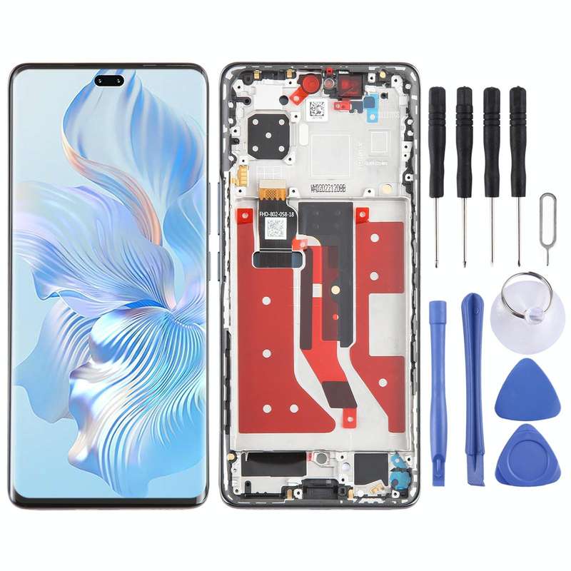 For Honor 80 Pro Original LCD Screen Digitizer Full Assembly with Frame (Black)
