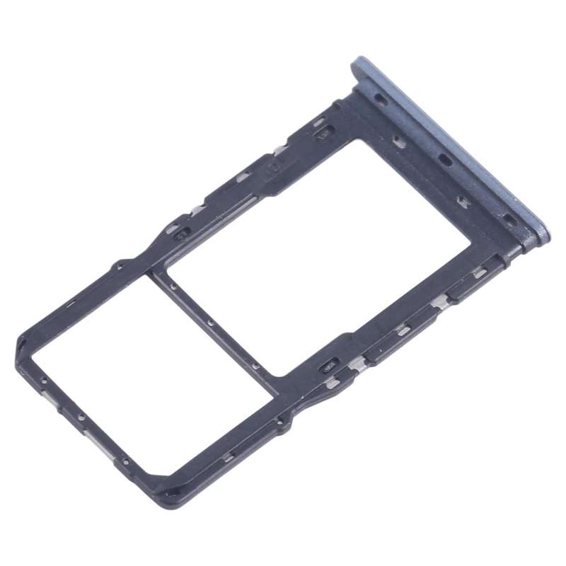 For T-Mobile Revvl 6 SIM Card Tray + Micro SD Card Tray (Blue)