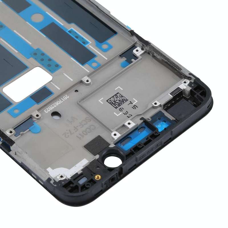For OPPO A77 / F3 Front Housing LCD Frame Bezel Plate  (Black)