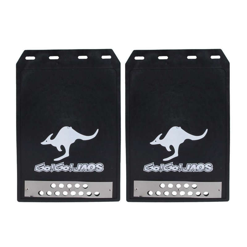 2 PCS WS-003 Premium Heavy Duty Molded Splash Mud Flaps Auto Front and Rear Guards, Small Size, R...