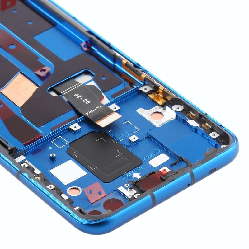 OEM LCD Screen for Huawei Nova 6 5G Digitizer Full Assembly with Frame(Dark Blue)