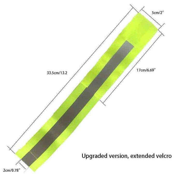 Reflective Band High Visibility Elastic Wristbands Outdoor Sports Running Cycling Night WarningWr...