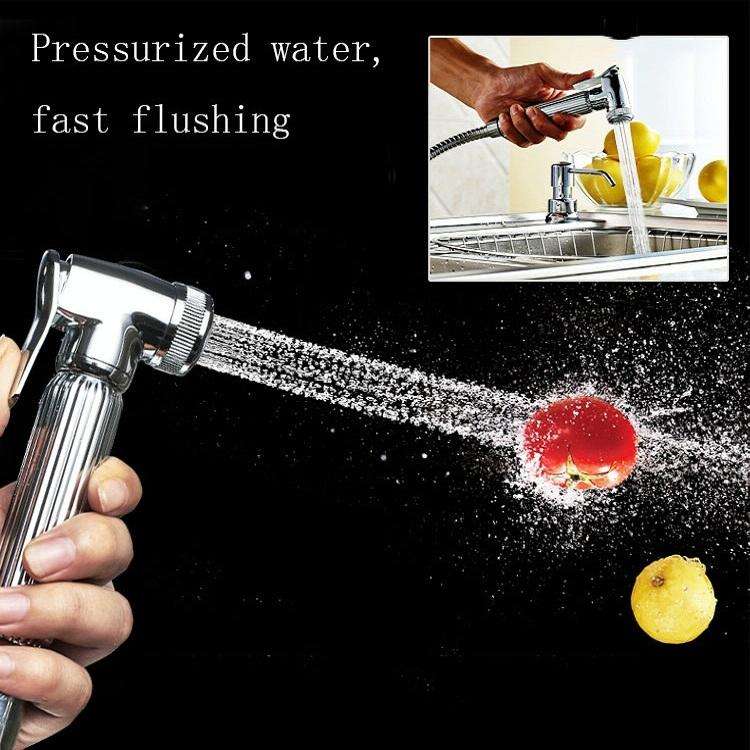 Kitchen Pull-Out Double Faucet Water Table Hot And Cold Water Faucet, Specification: Wheel Bendin...