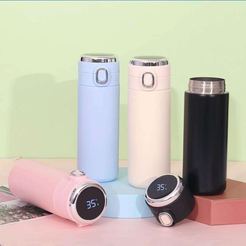 Smart Temperature Measurement Digital Display Stainless Steel Vacuum Flask Cup, Capacity:420ml(Li...